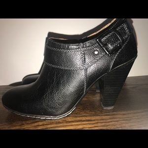Euro Soft Black leather booties